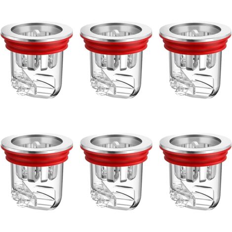 Lot de 6 bouchons de douche anti-odeurs pour siphon de douche, pour balcons, salles de bain, machines à laver (1/5)