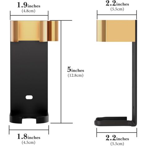 Lot de 2 supports d'étagère 15cm - Capacité de charge 75kg, supports