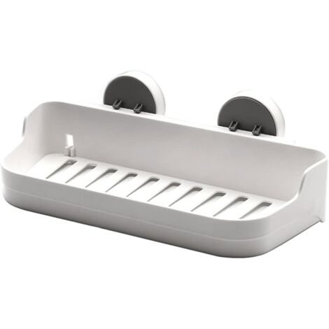 Récipient à Savon Salle de Bain Maison Cuisine Multifunction Savon Duisse Amovible Hôtel pour Douche Mural Pratique monté avec Une éponge d'aspiration