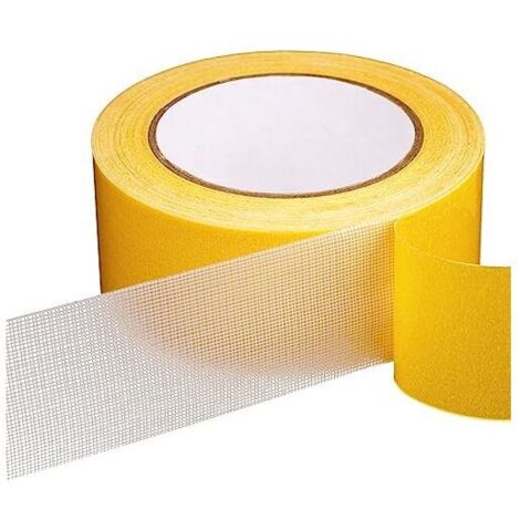 1 Pièce Adhésif pour Tapis, Ruban Adhésif Double Face pour Moquette, 48mm x 20m, Ruban à Tapis Extra Fort, pour Moquette, Cadres Photo, Tapis, Murs (1/5)