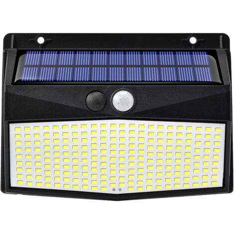 Applique murale solaire d'extérieur étanche avec détecteur de mouvement, compacte et portable, 14 x 10,6 x 4,8 cm, 3 modes d'éclairage LED ultra-lumineux pour jardin, cour, garage et terrasse. (1/5)