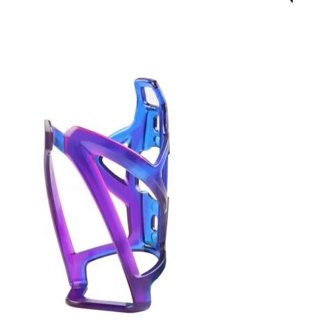 Porte-bidon léger avec vis pour vélo de route et VTT (bleu/violet) (1/5)