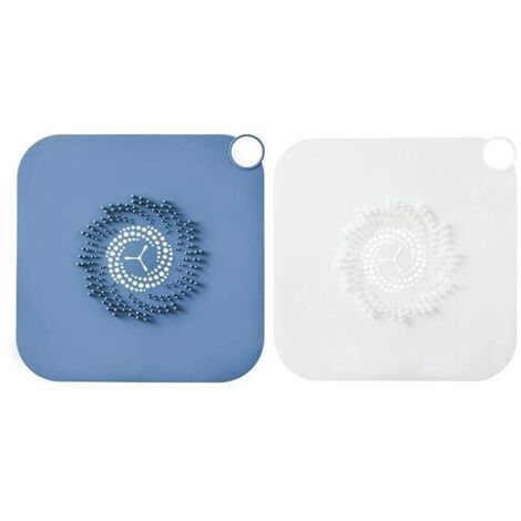 Lot De 2 Filtres D’évier En Silicone – Anti-cheveux, Anti-bouchons – Pour évier Cuisine, Douche, Baignoire