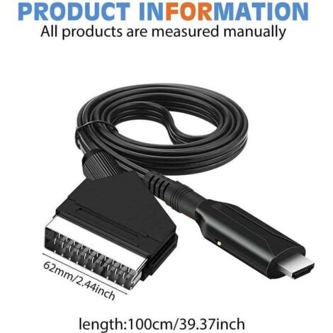 Câble Péritel HD Pour PS3 – Connecteur Audio/vidéo – Occasion