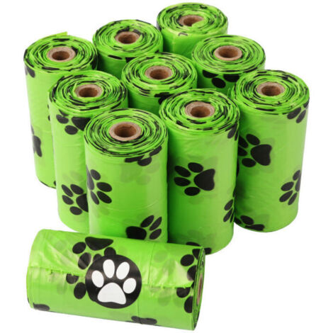 Sacs à crottes de chien, sacs à crottes de chien, 10 rouleaux, sacs à crottes de chien, étanches et inodores (1/5)