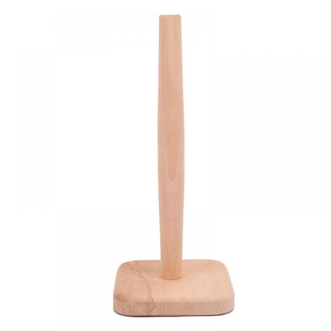 Porte Serviette Papier pour Cuisine, Antidérapant Porte Rouleau de Papier en Bois, Support de Rouleau Cuisine Debout Libre pour La Maison, La Chambre à Coucher, La Salle Bain (1/5)