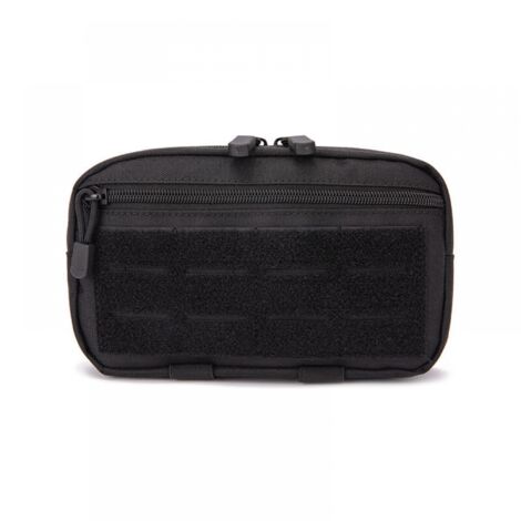 Sac tactique polyvalent, trousse de premiers secours militaire, sac de rangement médical pour jeux de guerre et randonnée (noir) (1/4)