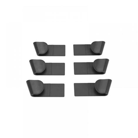 Lot de 6 supports de rangement réglables pour couvercles de casseroles, planches à découper et ustensiles de cuisine (1/4)