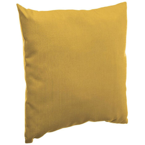 Coussin d'extérieur déhoussable - Jaune - 40 x 40 cm (1/4)