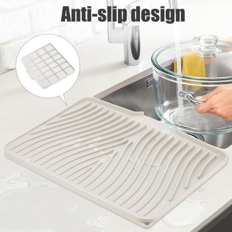 Tapis Anti-Gouttes En Silicone Pour Machine à Café - Antidérapant, Imperméable 29.8x18.1 Cm - 8