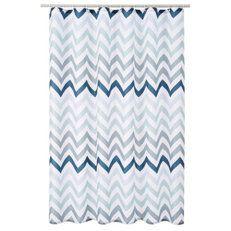Rideau de douche 1,8 m x 1,8 m, rideau de douche de séparation sec et humide pour salle de bain (1/5)