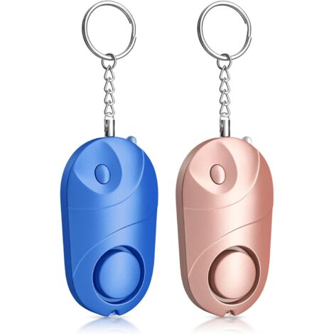 Alarme Personnelle Safe Sound de Sécurité Personnelle Porte-clés sirène 130 DB avec lumière Alarmes de sécurité d'autodéfense (1/5)