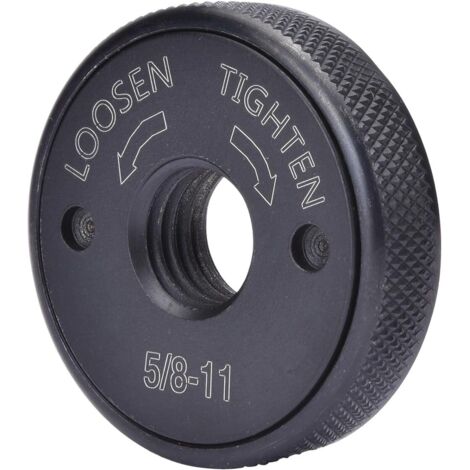 Écrou à bride pour meuleuse d'angle à filetage 5/8"-11, contre-écrou auto-serrant pour meuleuse d'angle (1/4)