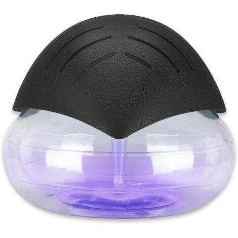 Purificateur d'air à base d'eau, petit filtre à air pour la fumée et les animaux (noir) (1/5)