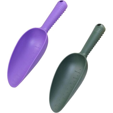 Pelle de jardin en plastique, outil de truelle à main, antidérapant, pelle à terreau, transplantation, creusement, désherbage, semis, plantation, résistance, jouets de sable (1/4)