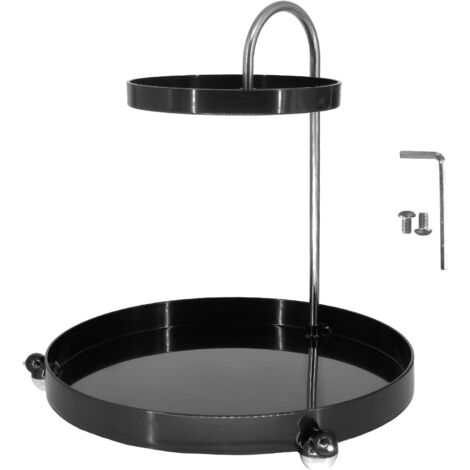 Kssiaz Plateau de canapé - Accoudoir pliable en bambou - Avec porte-gobelet - Pour collations, téléphone portable, tasses - Marron