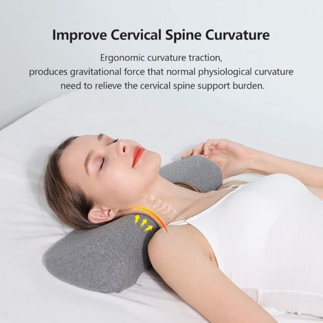 Oreiller cervical, oreiller en mousse à mémoire de forme pour soulager les douleurs cervicales, adapté au sommeil soutien des contours dormeurs sur | Leroy Merlin Oreiller cervical, oreiller en mousse à mémoire de forme pour soulager les douleurs cervicales, adapté au sommeil soutien des contours dormeurs sur | Leroy Merlin