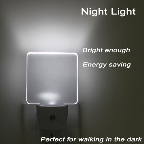 Integral LED Veilleuse à détecteur de mouvement murale, capteur de cellule photoélectrique du crépuscule à l'aube, pour couloirs, paliers, escaliers Integral LED Veilleuse à détecteur de mouvement murale, capteur de cellule photoélectrique du crépuscule à l'aube, pour couloirs, paliers, escaliers
