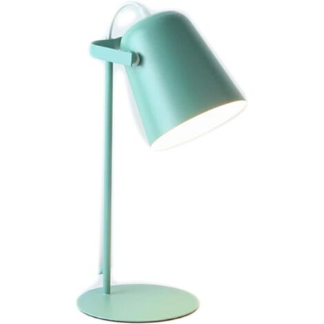 Lampe de table en métal, lampe de bureau à LED, lampe de lecture pour la protection des yeux, lampe de lecture pour la lecture, lampe de bureau,vert