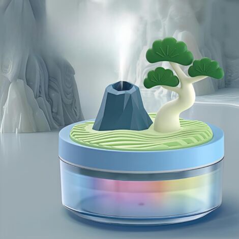 Mini humidificateur avec différents modes, humidificateur portable, mini humidificateur rechargeable (bleu) (1/5)