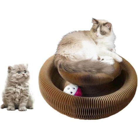 Griffoir pour chat Magic Organ Cat Ball Adventure L'exercice physique mental interactif ultime pour les chats d'intérieur (1/4)