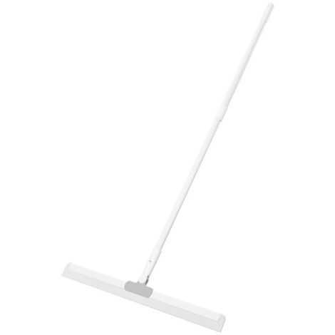 Balai en caoutchouc avec manche - 134 cm - Balai intérieur en silicone avec raclette pour nettoyer les poils des tapis, des fenêtres, des carreaux, des sols en bois dur Balai en caoutchouc avec manche - 134 cm - Balai intérieur en silicone avec raclette pour nettoyer les poils des tapis, des fenêtres, des carreaux, des sols en bois dur