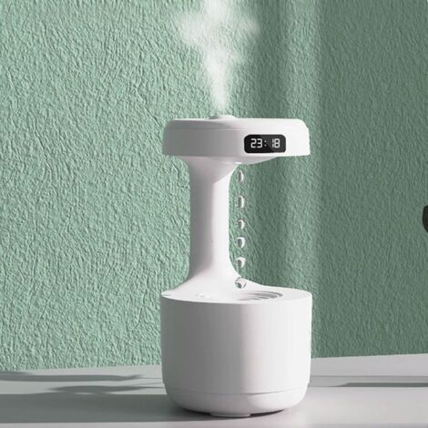 Humidificateur à brume froide, humidificateur à gouttes d'eau avec veilleuse, adapté à la maison, à la chambre à coucher (1/5)