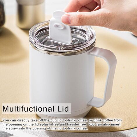 Mug Isotherme 600 Ml En Acier Inoxydable 316 – Isolation Sous Vide Double Paroi – Étanche Et Sans BPA – Pour Boissons Chaudes Et Froides