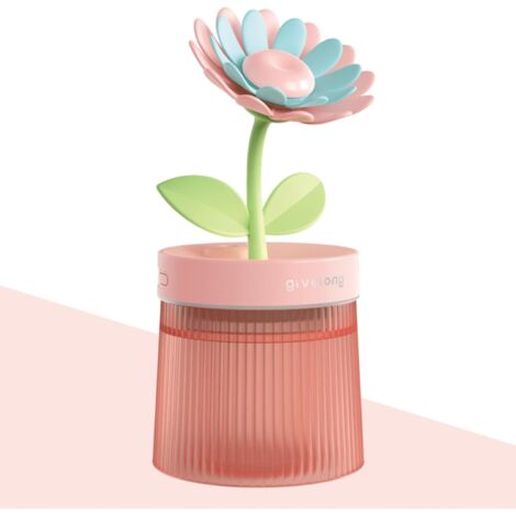 Mini humidificateur avec différents modes, humidificateur portable, mini humidificateur rechargeable (rose) (1/5)