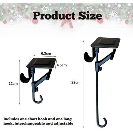 Couronne Et Guirlande De Noël - Limics24 - Crochet 2Pcs 15 Cintre Porte