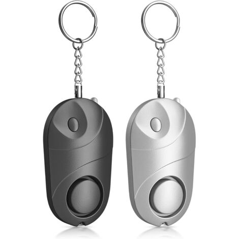 Alarme Personnelle Safe Sound de Sécurité Personnelle Porte-clés sirène 130 DB avec lumière pour Enfants/Femmes/Personnes (1/5)