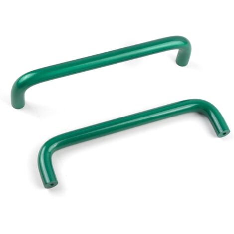 4 Pièces Poignée de Meuble en Aluminium 128mm Poignees de Portes pour Placards avec Vis Boutons Tiroir pour Armoire Cuisine,Vert (1/5)