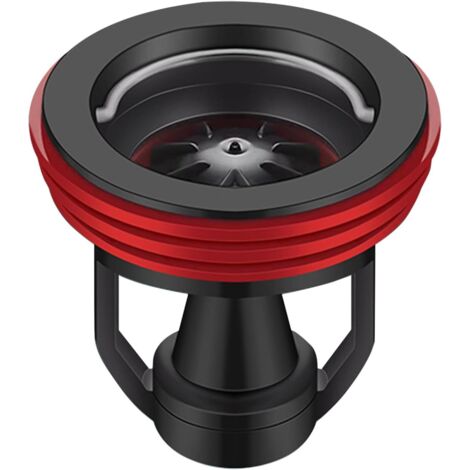 Bouchon de vidange anti-odeurs - Bouchon de vidange, filtre en cuivre anti-odeurs, clapet anti-retour Système de drainage anti-odeurs (noir) (1/5)