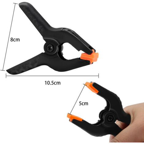 8 Pièces Pinces à Ressort 8mm Inox Pour Pagaies Kayak Tente - Bouton-Poussoir
