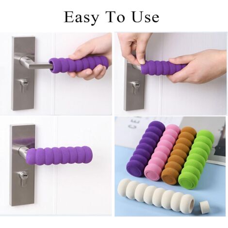 Lot De 6 Butoirs De Porte En Mousse Blanche Pour éViter Les Blessures Et Les Pincements De Porte Protection Des Doigts 96596971