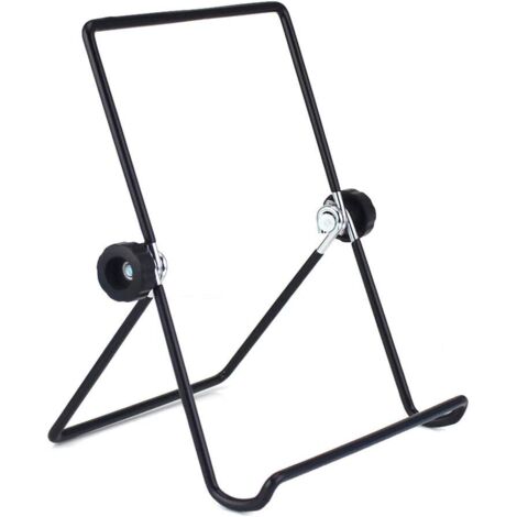Support de tablette universel multi-angle, antidérapant, réglable (noir) (1/5)