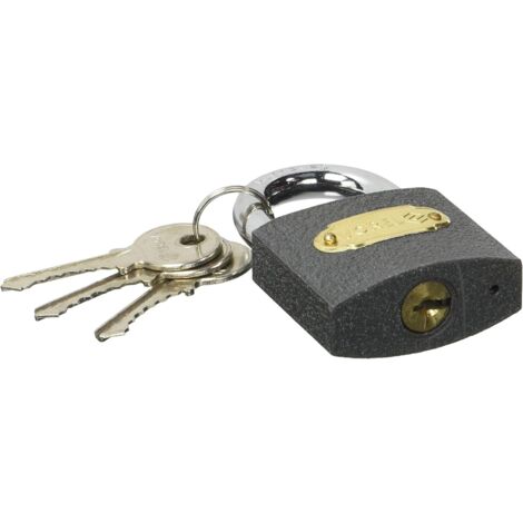 Cadenas en fer 1,969 pouce - Noir