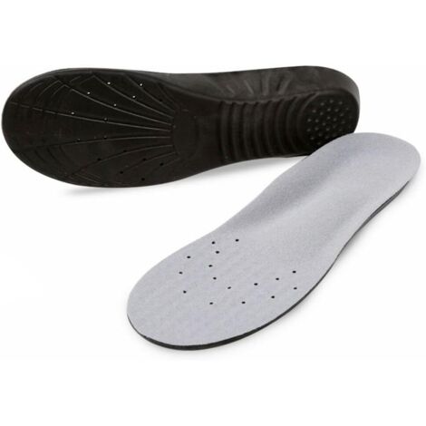 La semelle intérieure grise en mousse à mémoire de forme de 27,5 x 9 cm offre une excellente absorption des chocs et un amorti optimal pour le pied.