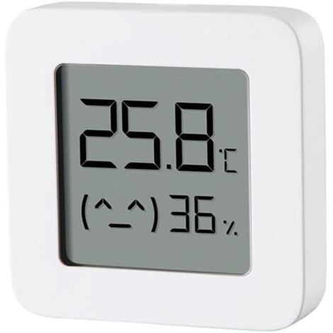 Moniteur de température et d'humidité blanc, 4,34,31,25 cm, un thermomètre blanc intelligent avec Bluetooth haute précision. (1/5)