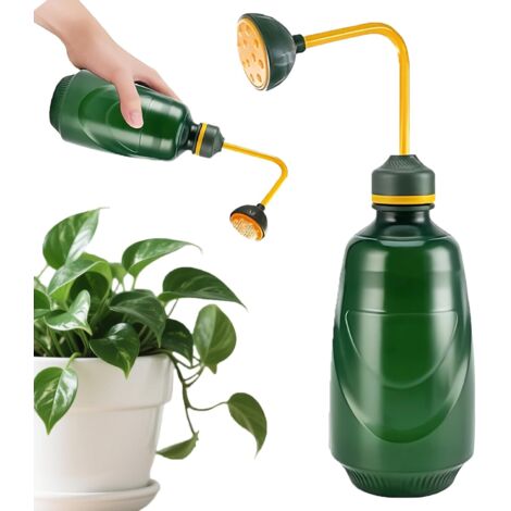 Arrosoir vert, 8824cm, 1 pièce, arrosoir pour plantes, bec pointu, tête incurvée, long bec, poignée à presser, flacon pulvérisateur transparent. (1/5)