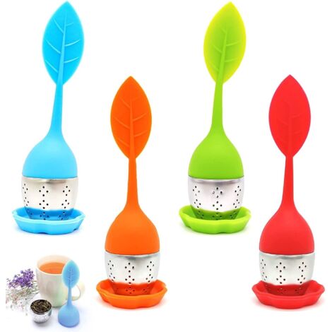 Infuseur à Thé En Vrac – Grande Capacité, Forme Cuillère – Poignée Longue En Z – En Inox 304 – Pour Thé Et épices - 10