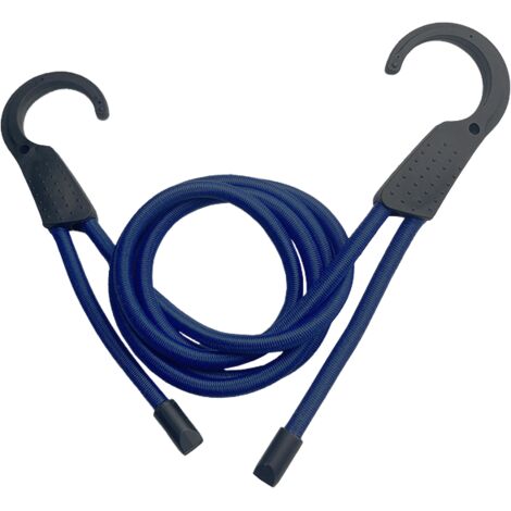 Étendoir à linge bleu de 1,5 m pour voiture, étendoir à linge de voyage extérieur, étendoir à linge d'intérieur, rétractable et réglable. (1/5)