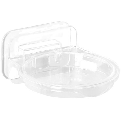 Support de caméra transparent, diamètre 10,5 cm, adapté aux caméras de surveillance domestique et au rangement mural pour salle de bain. (1/5)