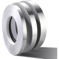 Rouleau Adhesif Decoratif, Ruban Dalle PVC adhesive de Sol, Imperméable de Sol Moisissure Bande Adhésive pour Sols, Murs, Plafonds, Portes et Fenêtres, Home Déc (50m1cm Argent 1pc)