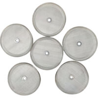 Filtre de remplacement pour machine à café, maille en acier inoxydable de 10,2 cm avec anneau métallique 800 - 1000ml