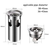 Noyau De Vidange De Sol, Couvercle De Filtre De Sol De Douche, Couvercle D' égout De Toilettes, Bouchon Anti-odeur, Bouchon De Vidange | Leroy Merlin