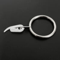 40 Pièces Anneaux de Rideaux en Métal Anneaux pour Tringle à Rideaux Anneaux de Suspension de Rideaux Anneaux de Rideau & Crochet de Rideau Pour rideaux et tringles, 30 mm Diamètre Intérieur