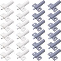 Cuisine Amortisseur Porte,24Pcs Amortisseur de Porte de Meuble Tampons de Porte Cuisine Amortisseur Plastique Porte Haute Recyclable Haute Résistance Réduisezle Bruit pour le Bureau Armoires,