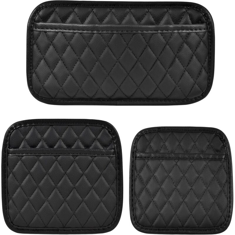Sac De Rangement Pour Prise D'air Voiture - Porte-lunettes, Cuir PU, 11x9 Cm