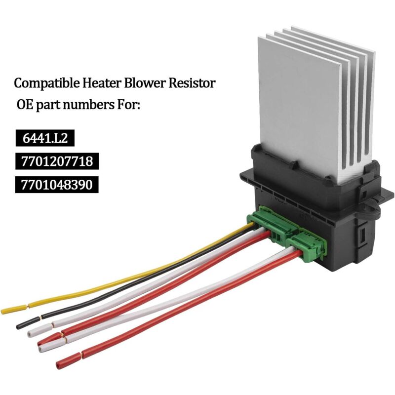 Résistance De Chauffage/Clim - Compatible Renault Scénic 2, Peugeot 406, Master II... | Neuf 2 Ans Garantie